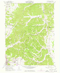 Lucasville 1961 topographic map thumbnail