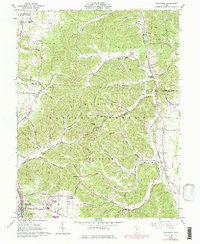 Lucasville 1961 topographic map thumbnail