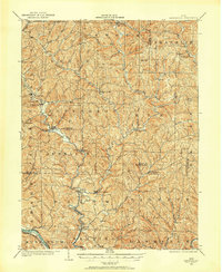 Macksburg 1903 topographic map thumbnail