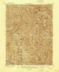 Macksburg 1905 topographic map thumbnail