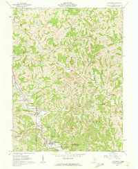 Macksburg 1961 topographic map thumbnail