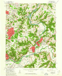 Madeira 1961 topographic map thumbnail