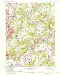 Madeira 1961 topographic map thumbnail