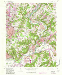 Madeira 1961 topographic map thumbnail
