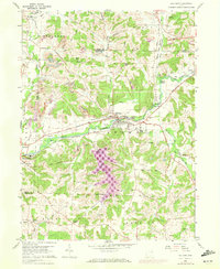 Malvern 1960 topographic map preview