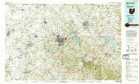 Mansfield topographic map thumbnail