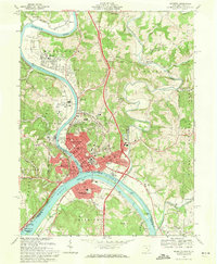 Marietta 1969 topographic map thumbnail