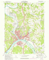 Marietta 1969 topographic map thumbnail