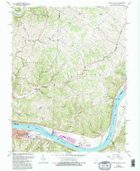 Maysville East 1961 topographic map thumbnail