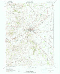 Mechanicsburg 1961 topographic map thumbnail