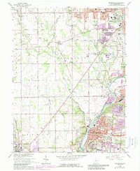 Miamisburg 1965 topographic map thumbnail