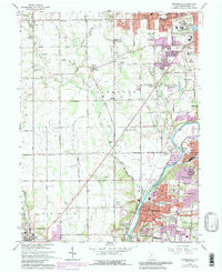 Miamisburg 1965 topographic map thumbnail