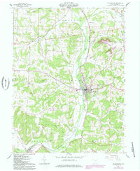 Millersburg 1961 topographic map thumbnail