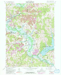 Mineral City 1961 topographic map thumbnail