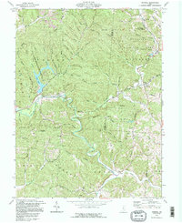 Mineral 1992 topographic map thumbnail