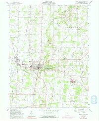 Mount Gilead 1961 topographic map thumbnail