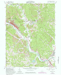Nelsonville 1961 topographic map thumbnail