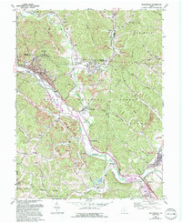 Nelsonville 1961 topographic map thumbnail