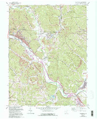 Nelsonville 1961 topographic map thumbnail