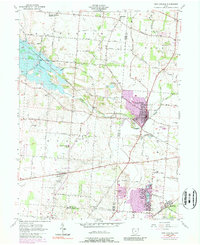 New Carlisle 1955 topographic map thumbnail