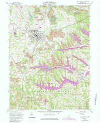 New Lexington 1961 topographic map thumbnail