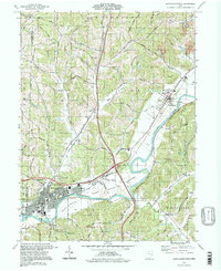 Newcomerstown 1994 topographic map thumbnail