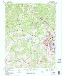 Jackson 1961 topographic map thumbnail
