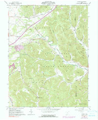 Jaybird 1961 topographic map thumbnail