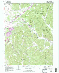 Jaybird 1961 topographic map thumbnail