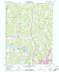 Kimbolton 1962 topographic map thumbnail