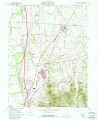 Kingston 1961 topographic map thumbnail