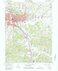 Lancaster 1961 topographic map thumbnail