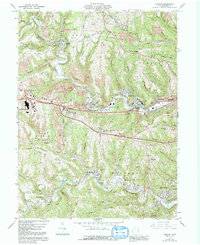 Lansing 1960 topographic map thumbnail