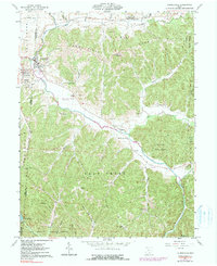Laurelville 1961 topographic map thumbnail