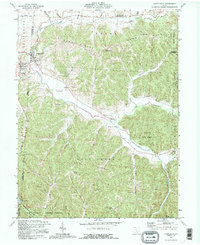 Laurelville 1992 topographic map thumbnail