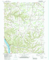 Laurel 1981 topographic map thumbnail