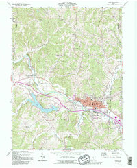 Logan 1992 topographic map thumbnail