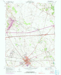 London 1961 topographic map thumbnail