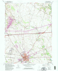 London 1961 topographic map thumbnail