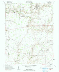 Lynchburg 1960 topographic map thumbnail