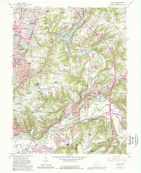 Madeira 1961 topographic map thumbnail