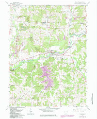 Malvern 1960 topographic map preview