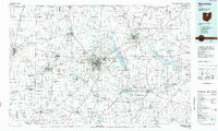 Mansfield 1986 topographic map preview