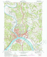 Marietta 1969 topographic map thumbnail