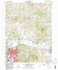 Coshocton 1994 topographic map thumbnail