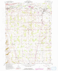 Creston 1961 topographic map thumbnail
