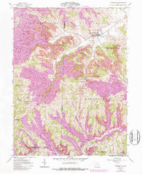 Cumberland 1961 topographic map thumbnail