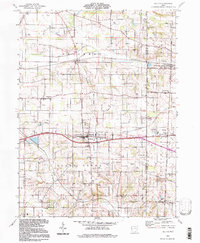 Dalton 1994 topographic map thumbnail