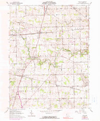 Dawn 1961 topographic map preview