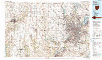 Dayton 1986 topographic map thumbnail